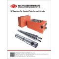 Conical twin screw gearbox for plastic extruder SZ